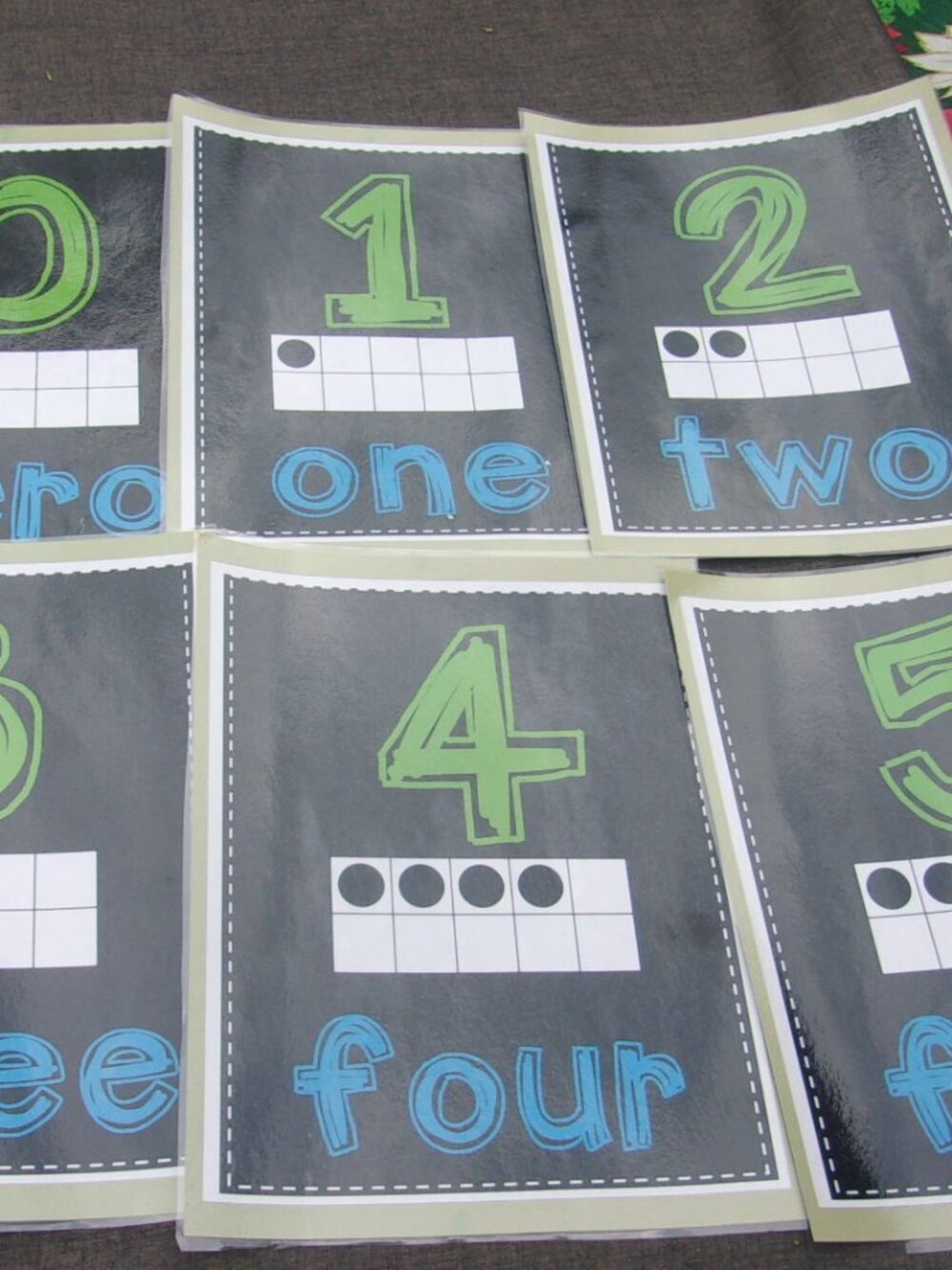 Educational For Kids Learning Cards Numbers and Letters